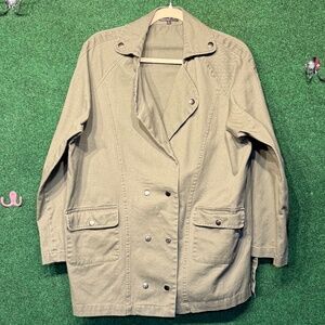 439 NWOT POL Army Green Jacket
